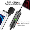Maono - Rechargeable Omnidirectional Lavalier Microphone, 90 Hour Battery Life, Black - - Mounts For Less