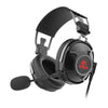 Marvo Pro - Wired Gaming Headset with 7.1 Virtual Surround Sound and Red Backlight - - Mounts For Less
