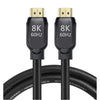 Millenium - HDMI 2.1 Cables Compatible 8K, Length 1m, Thin Plug, 60 Hz, 48 GBPS, Black - - Mounts For Less