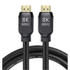 Millenium - HDMI 2.1 Cables Compatible 8K, Length 2m, Thin Plug, 60 Hz, 48 GBPS, Black - - Mounts For Less