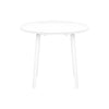 Monarch Specialties I 1011 - Dining Table Set, 3pcs Set, Small, 35" Drop Leaf, Kitchen, White Metal And Laminate, Grey Fabric, Contemporary, Modern - - Mounts For Less