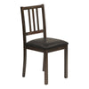Monarch Specialties I 1304 - Dining Chair, Set Of 2, Side, Upholstered, Kitchen, Dining Room, Brown Leather Look, Brown Wood Legs, Transitional - - Mounts For Less