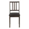 Monarch Specialties I 1304 - Dining Chair, Set Of 2, Side, Upholstered, Kitchen, Dining Room, Brown Leather Look, Brown Wood Legs, Transitional - - Mounts For Less