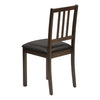Monarch Specialties I 1304 - Dining Chair, Set Of 2, Side, Upholstered, Kitchen, Dining Room, Brown Leather Look, Brown Wood Legs, Transitional - - Mounts For Less