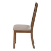 Monarch Specialties I 1313 - Dining Chair, Set Of 2, Side, Upholstered, Kitchen, Dining Room, Brown Fabric, Walnut Wood Legs, Transitional - - Mounts For Less