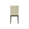 Monarch Specialties I 1376 - Dining Chair, 37" Height, Set Of 2, Upholstered, Dining Room, Kitchen, Cream Fabric, Grey Solid Wood, Transitional - - Mounts For Less
