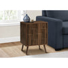 Monarch Specialties I 2788 - Accent Table, End, Side Table, Small, Storage, Lamp, Walnut Laminate, Modern - - Mounts For Less