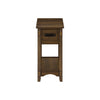 Monarch Specialties I 3955 - Accent Table, End, Side Table, Nightstand, 2 Tier, Narrow, Storage Drawer, Brown Veneer, Transitional - - Mounts For Less