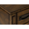 Monarch Specialties I 3955 - Accent Table, End, Side Table, Nightstand, 2 Tier, Narrow, Storage Drawer, Brown Veneer, Transitional - - Mounts For Less