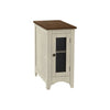 Monarch Specialties I 3966 - Accent Table, End, Side Table, Narrow, Nightstand, Bedroom, Lamp, Storage, Antique White Veneer, Brown Veneer, Transitional - - Mounts For Less