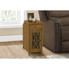Monarch Specialties I 3972 - Accent Table, Side Table, End, Narrow, Nightstand, Bedroom, Storage Drawer, Lamp, Brown Veneer, Traditional - - Mounts For Less