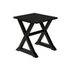 Monarch Specialties I 3987 - Accent Table, End, Side Table, Square, Nightstand, Bedroom, Lamp, Black Veneer, Transitional - - Mounts For Less