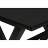 Monarch Specialties I 3987 - Accent Table, End, Side Table, Square, Nightstand, Bedroom, Lamp, Black Veneer, Transitional - - Mounts For Less