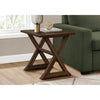 Monarch Specialties I 3988 - Accent Table, End, Side Table, Square, Nightstand, Bedroom, Lamp, Brown Veneer, Transitional - - Mounts For Less