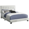 Monarch Specialties I 5801Q - Bed, Queen Size, Upholstered, Frame Only, Bedroom, Light Grey Boucle, Transitional - - Mounts For Less