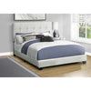 Monarch Specialties I 5801Q - Bed, Queen Size, Upholstered, Frame Only, Bedroom, Light Grey Boucle, Transitional - - Mounts For Less