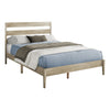 Monarch Specialties I 6065Q - Bed, Queen Size, Frame Only, Platform Bed, Bedroom, Grey Wood Frame, Grey Solid Wood Legs, Contemporary - - Mounts For Less