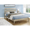 Monarch Specialties I 6065Q - Bed, Queen Size, Frame Only, Platform Bed, Bedroom, Grey Wood Frame, Grey Solid Wood Legs, Contemporary - - Mounts For Less
