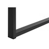 Monarch Specialties I 7601 - Computer Desk, Home Office, Left, Right Set-up, Storage Shelves, 55"L, Work, Laptop, Black Laminate, Black Metal, Contemporary, Modern - - Mounts For Less
