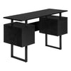 Monarch Specialties I 7606 - Computer Desk, Home Office, Laptop, Storage, 48"L, Work, Black Laminate, Black Metal, Contemporary, Modern - - Mounts For Less