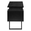 Monarch Specialties I 7606 - Computer Desk, Home Office, Laptop, Storage, 48"L, Work, Black Laminate, Black Metal, Contemporary, Modern - - Mounts For Less