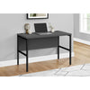 Monarch Specialties I 7731 - Computer Desk, 48"L, Work, Home Office, Commercial Grade, Grey Laminate, Black Metal, Contemporary, Modern - - Mounts For Less