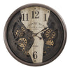 Monarch Specialties I 9023 - Clocks, 30" Round, Wall Clock, Gear Mechanism, Brown, Transitional - - Mounts For Less