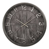 Monarch Specialties I 9025 - Clocks, 30" Round, Large Oversized, Wall Clock, Brown, Transitional - - Mounts For Less