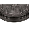 Monarch Specialties I 9025 - Clocks, 30" Round, Large Oversized, Wall Clock, Brown, Transitional - - Mounts For Less