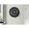 Monarch Specialties I 9044 - Clocks, 20" Round, Charcoal Grey, Transitional - - Mounts For Less