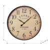 Monarch Specialties I 9053 - Clocks, 20" Round, Wall Clock, Antique Brown, Transitional - - Mounts For Less