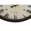 Monarch Specialties I 9057 - Clocks, 20" Round, Wall Clock, Antique Brown, Transitional - - Mounts For Less