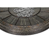 Monarch Specialties I 9075 - Clocks, 24" Round, Gear Mechanism, Wall Clock, Grey, Transitional - - Mounts For Less