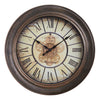 Monarch Specialties I 9081 - Clocks, 15" Round, Wall Clock, Antique Brown, Transitional - - Mounts For Less