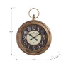 Monarch Specialties I 9092 - Clocks, 18" Round, Wall Clock, Antique Brown, Traditional - - Mounts For Less