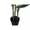 Monarch Specialties I 9512 - Artificial Plant, 42" Tall, Evergreen Tree, Indoor, Faux, Fake, Floor, Greenery, Potted, Decorative, Green Leaves, Black Pot - - Mounts For Less