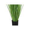 Monarch Specialties I 9565 - Artificial Plant, 47" Tall, Grass Tree, Indoor, Faux, Fake, Floor, Greenery, Potted, Real Touch, Decorative, Green Grass, Black Pot - - Mounts For Less