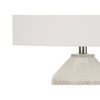 Monarch Specialties I 9613 - Lighting, 33"H, Table Lamp, Ivory / Cream Shade, Cream Ceramic, Contemporary - - Mounts For Less