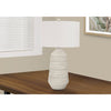 Monarch Specialties I 9613 - Lighting, 33"H, Table Lamp, Ivory / Cream Shade, Cream Ceramic, Contemporary - - Mounts For Less