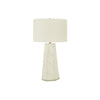 Monarch Specialties I 9614 - Lighting, 29"H, Table Lamp, White Ceramic, Ivory / Cream Shade, Contemporary - - Mounts For Less