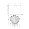 Monarch Specialties I 9617 - Lighting, 21"H, Table Lamp, Ivory / Cream Shade, Cream Resin, Transitional - - Mounts For Less