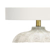 Monarch Specialties I 9617 - Lighting, 21"H, Table Lamp, Ivory / Cream Shade, Cream Resin, Transitional - - Mounts For Less