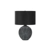Monarch Specialties I 9618 - Lighting, 23"H, Table Lamp, Black Ceramic, Black Shade, Contemporary - - Mounts For Less