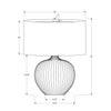 Monarch Specialties I 9618 - Lighting, 23"H, Table Lamp, Black Ceramic, Black Shade, Contemporary - - Mounts For Less