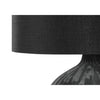 Monarch Specialties I 9618 - Lighting, 23"H, Table Lamp, Black Ceramic, Black Shade, Contemporary - - Mounts For Less