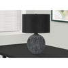 Monarch Specialties I 9618 - Lighting, 23"H, Table Lamp, Black Ceramic, Black Shade, Contemporary - - Mounts For Less