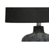 Monarch Specialties I 9621 - Lighting, Table Lamp, 24"H, Black Ceramic, Black Shade, Contemporary - - Mounts For Less