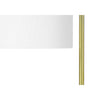 Monarch Specialties I 9636 - Lighting, 20"H, Table Lamp, White Marble, Ivory / Cream Shade, Contemporary - - Mounts For Less