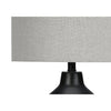Monarch Specialties I 9701 - Lighting, 24"H, Table Lamp, Black Concrete, Grey Shade, Contemporary - - Mounts For Less