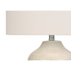 Monarch Specialties I 9704 - Lighting, 26"H, Table Lamp, Cream Ceramic, Ivory / Cream Shade, Contemporary - - Mounts For Less